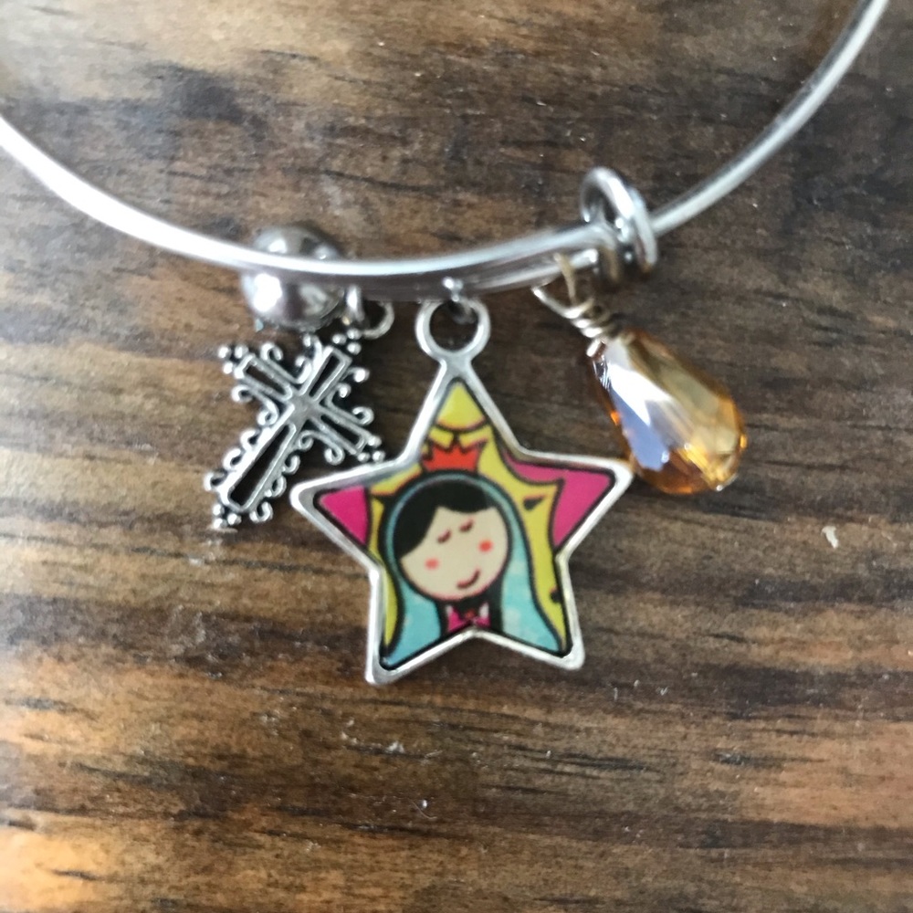 Our Lady of Guadalupe Christian Charm Bracelet